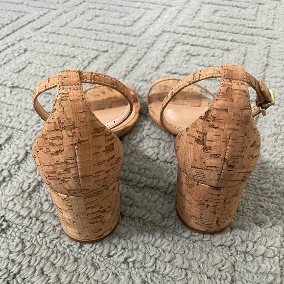 SCHUTZ Cork Heeled Sandal Worn Once 8 - Picture 4 of 6